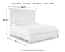 Kanwyn Queen Panel Bed with Mirrored Dresser, Chest and Nightstand - alternate view 7