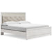 Altyra King Panel Bed with Mirrored Dresser, Chest and Nightstand - alternate view 3