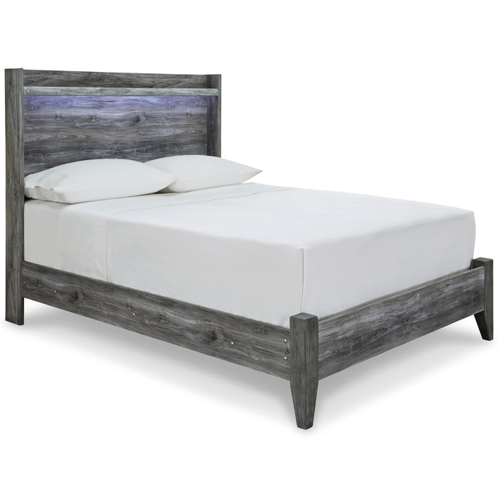Baystorm Full Panel Bed with Mirrored Dresser - alternate view 3