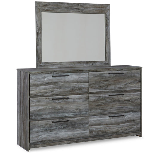 Baystorm Full Panel Bed with Mirrored Dresser - alternate view 2