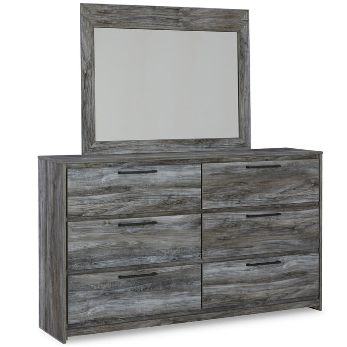 Baystorm Full Panel Bed with Mirrored Dresser - alternate view 2