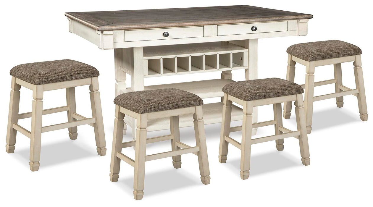 Bolanburg Counter Height Dining Table and 4 Barstools - alternate view 2