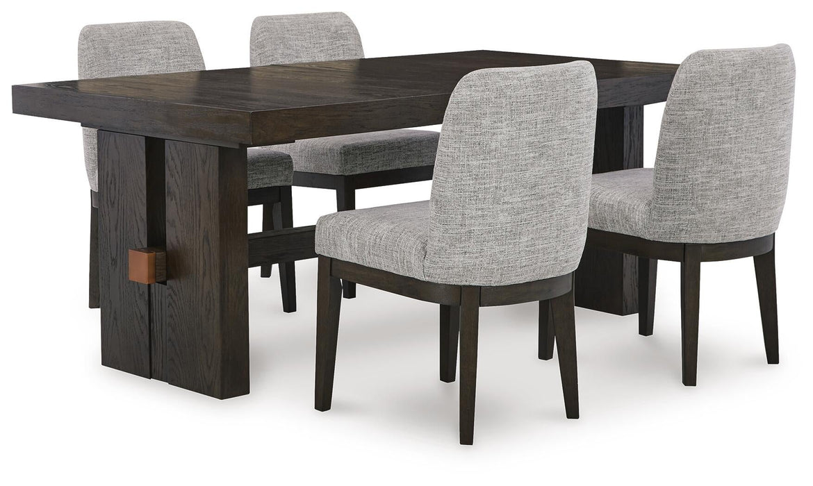 Burkhaus Dining Table and 4 Chairs - alternate view 3