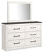 Gerridan Full Panel Bed with Mirrored Dresser - alternate view 2