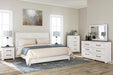 Gerridan King Panel Bed with Mirrored Dresser - alternate view 3