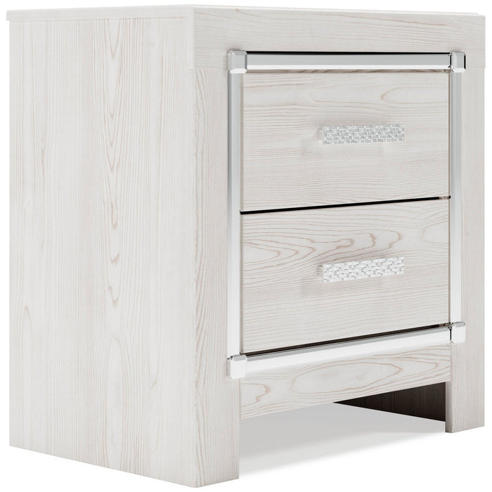 Altyra Queen Bookcase Headboard Bed with Mirrored Dresser, Chest and Nightstand - alternate view 5
