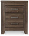 Juararo King Poster Bed with Mirrored Dresser and Nightstand - alternate view 4