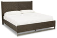 Arkenton King Panel Bed with Mirrored Dresser - alternate view 3