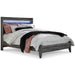 Baystorm Queen Panel Bed with Mirrored Dresser - alternate view 3