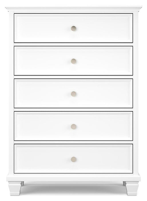Fortman Queen Panel Bed with Mirrored Dresser, Chest and Nightstand - alternate view 9