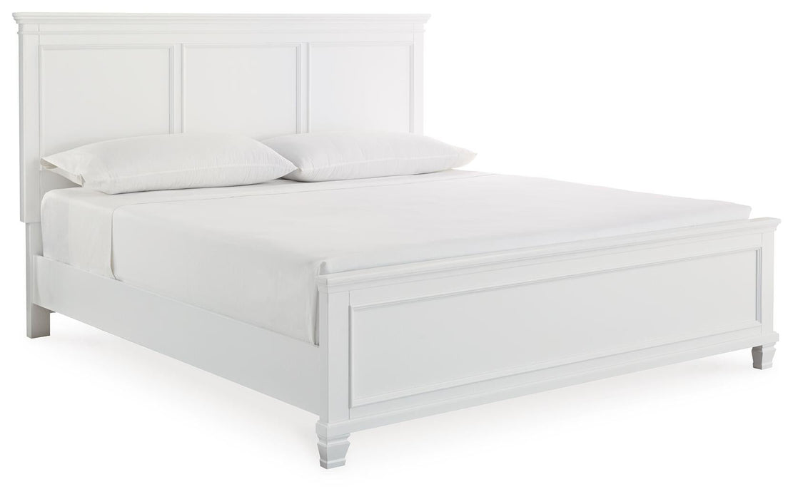 Fortman King Panel Bed with Mirrored Dresser, Chest and Nightstand - alternate view 13