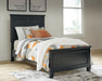 Lanolee Twin Panel Bed with Mirrored Dresser and Nightstand - alternate view 19