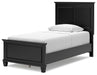 Lanolee Twin Panel Bed with Mirrored Dresser, Chest and Nightstand - alternate view 9