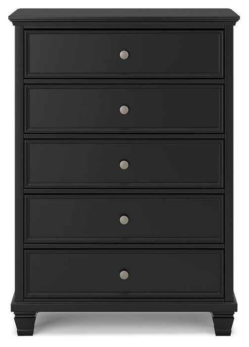 Lanolee Twin Panel Bed with Mirrored Dresser, Chest and Nightstand - alternate view 13