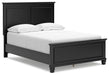 Lanolee Full Panel Bed with Mirrored Dresser, Chest and Nightstand - alternate view 7