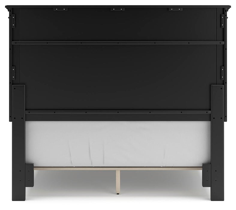 Lanolee Full Panel Bed with Mirrored Dresser, Chest and Nightstand - alternate view 11