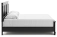 Lanolee King Panel Bed with Mirrored Dresser - alternate view 12