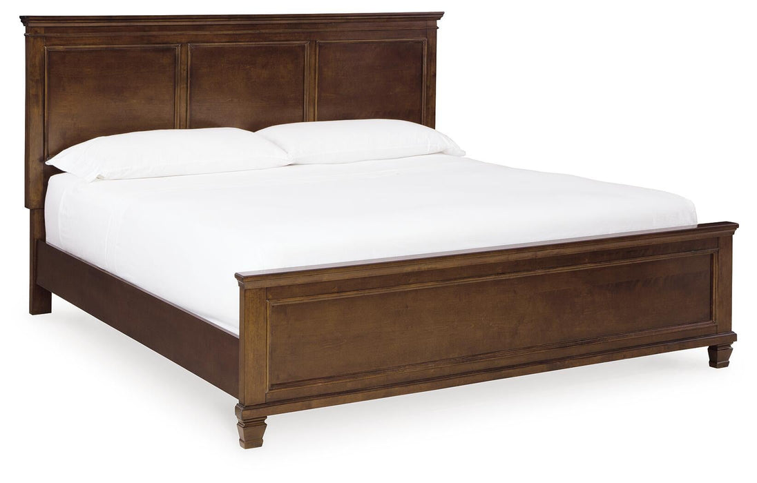 Danabrin King Panel Bed with Mirrored Dresser - alternate view 7