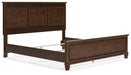 Danabrin King Panel Bed with Mirrored Dresser - alternate view 9