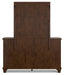 Danabrin Full Panel Bed with Mirrored Dresser and Nightstand - alternate view 5