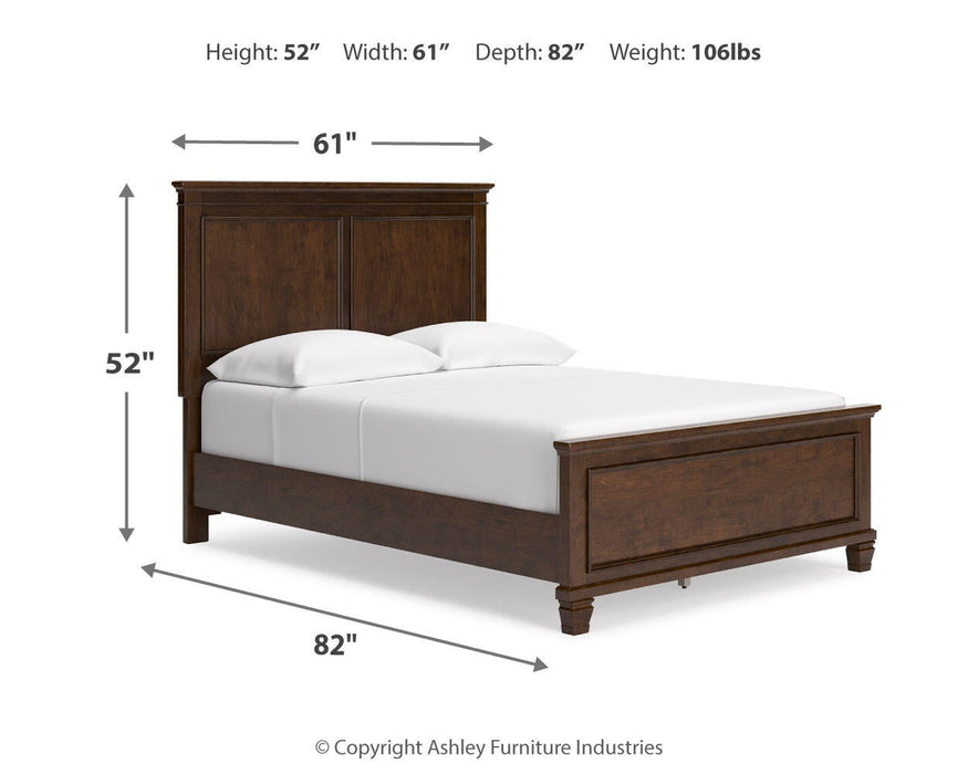 Danabrin Full Panel Bed with Mirrored Dresser - alternate view 12