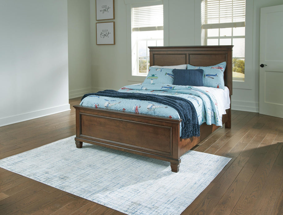 Danabrin Full Panel Bed with Mirrored Dresser and Nightstand - alternate view 17