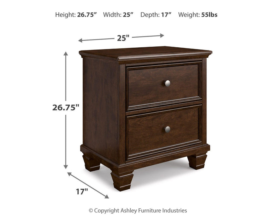 Danabrin Full Panel Bed with Mirrored Dresser and Nightstand - alternate view 19