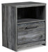 Baystorm Full Panel Bed with Mirrored Dresser and Nightstand - alternate view 3