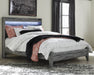 Baystorm Queen Panel Bed with Mirrored Dresser and Nightstand - alternate view 6