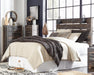 Drystan Queen Panel Headboard Bed with Mirrored Dresser - alternate view 3