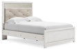 Altyra Full Panel Bed with Mirrored Dresser - alternate view 4