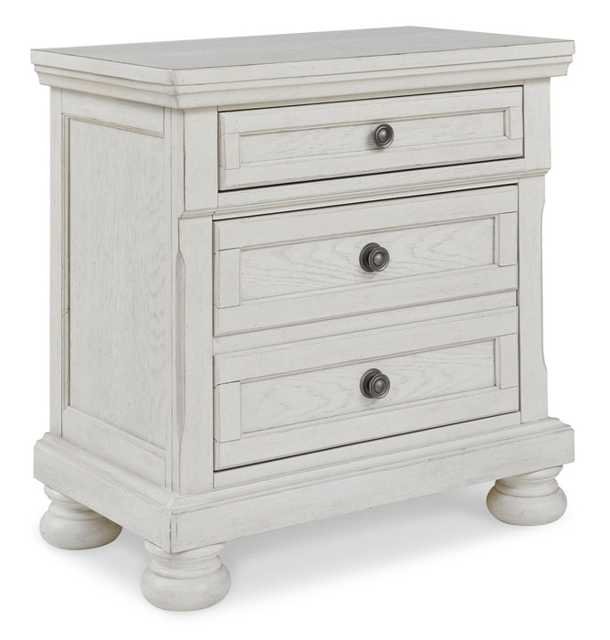 Robbinsdale Queen Panel Bed with Mirrored Dresser, Chest and Nightstand - alternate view 5