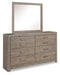 Culverbach King Panel Bed with Mirrored Dresser, Chest and Nightstand - alternate view 3