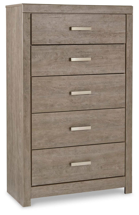 Culverbach King Panel Bed with Mirrored Dresser, Chest and Nightstand - alternate view 6