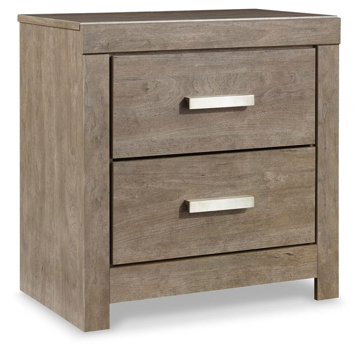 Culverbach King Panel Bed with Mirrored Dresser, Chest and Nightstand - alternate view 9