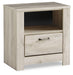 Bellaby Queen Platform Bed with 2 Storage Drawers with Mirrored Dresser and Nightstand - alternate view 4