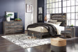 Drystan Queen Panel Bed with Mirrored Dresser and Nightstand - alternate view 2