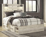 Cambeck Queen Panel Bed with 2 Storage Drawers with Mirrored Dresser and Nightstand - alternate view 12