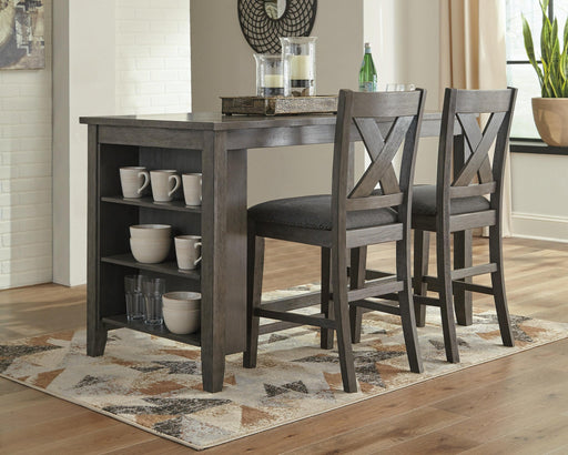 Caitbrook Counter Height Dining Table and 2 Barstools - alternate view 2