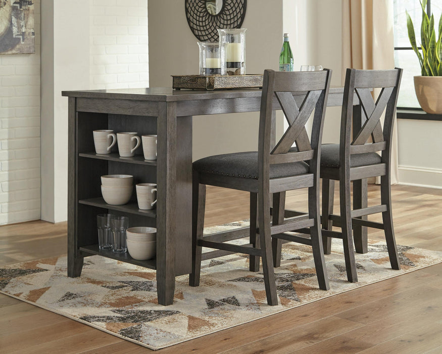 Caitbrook Counter Height Dining Table and 2 Barstools - alternate view 2