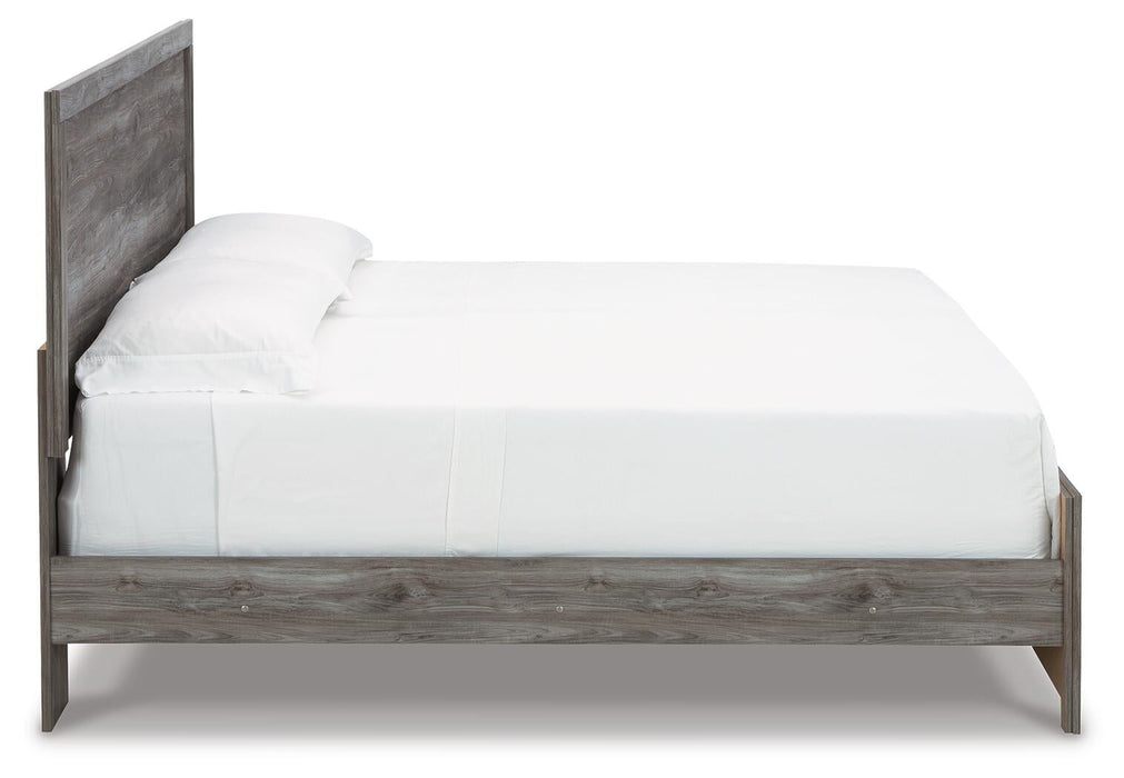 Bronyan King Panel Bed with Mirrored Dresser - alternate view 13