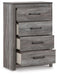 Bronyan Queen Panel Bed with Mirrored Dresser, Chest and Nightstand - alternate view 4