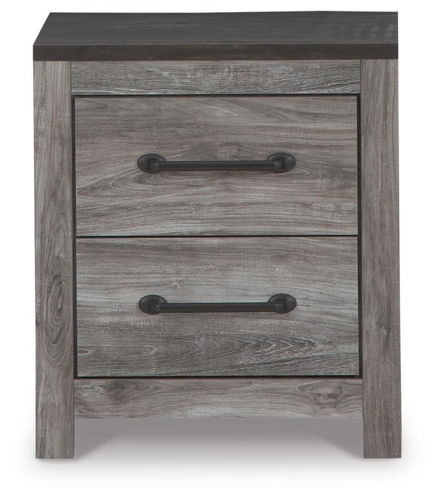 Bronyan Queen Panel Bed with Mirrored Dresser, Chest and Nightstand - alternate view 11