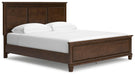 Danabrin California King Panel Bed with Mirrored Dresser - alternate view 7