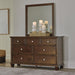 Danabrin California King Panel Bed with Mirrored Dresser - alternate view 10