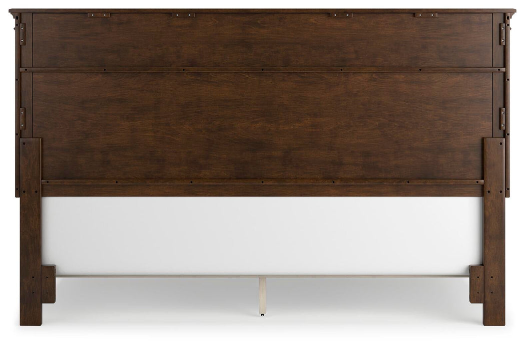 Danabrin King Panel Bed with Mirrored Dresser, Chest and Nightstand - alternate view 8