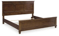 Danabrin King Panel Bed with Mirrored Dresser, Chest and Nightstand - alternate view 9