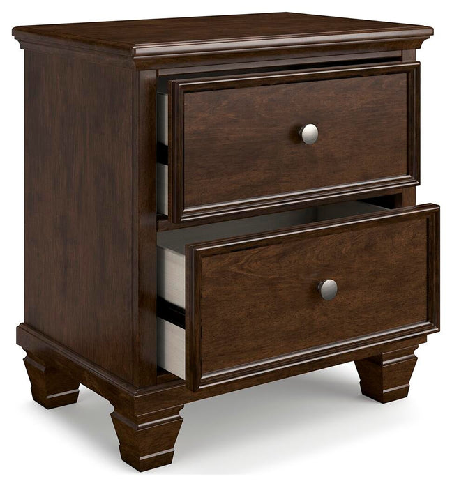 Danabrin King Panel Bed with Mirrored Dresser and Nightstand - alternate view 12