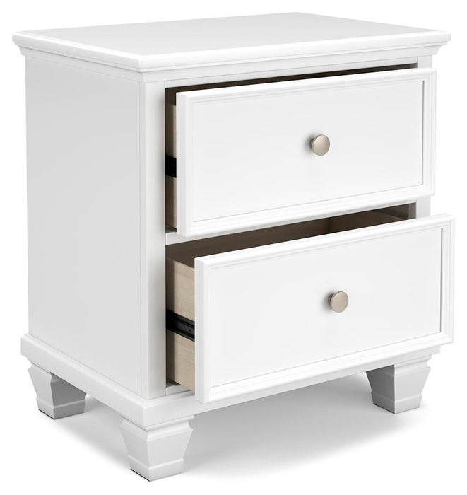 Fortman Full Panel Bed with Mirrored Dresser and Nightstand - alternate view 12
