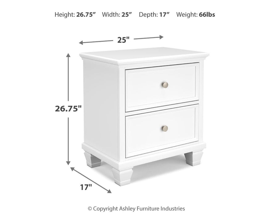 Fortman Full Panel Bed with Mirrored Dresser and Nightstand - alternate view 17